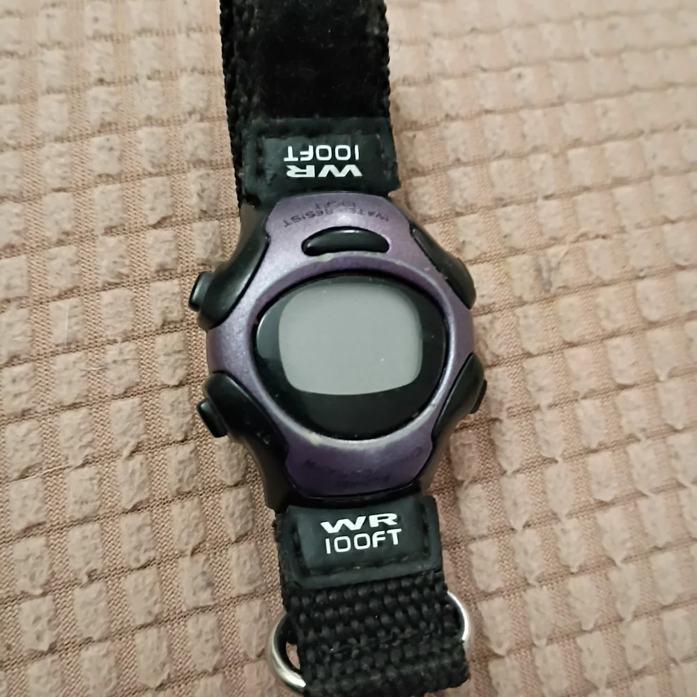 Not Rated Digital Smartwatch - Black and Purple
